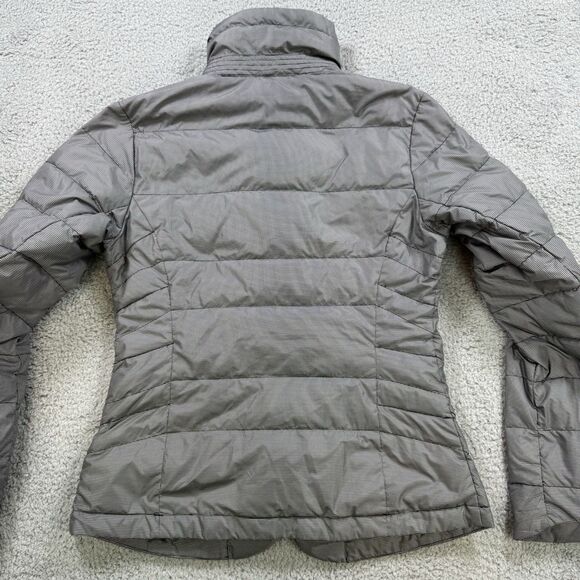 Nau Goose Down Jacket Womens S Insulated Puffer Gray Button Outdoors - Picture 7 of 8